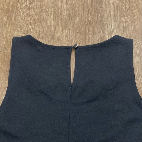 Elegant Little Black Dress with Rhinestone Beaded Neckline Medium - Picture 11 of 13